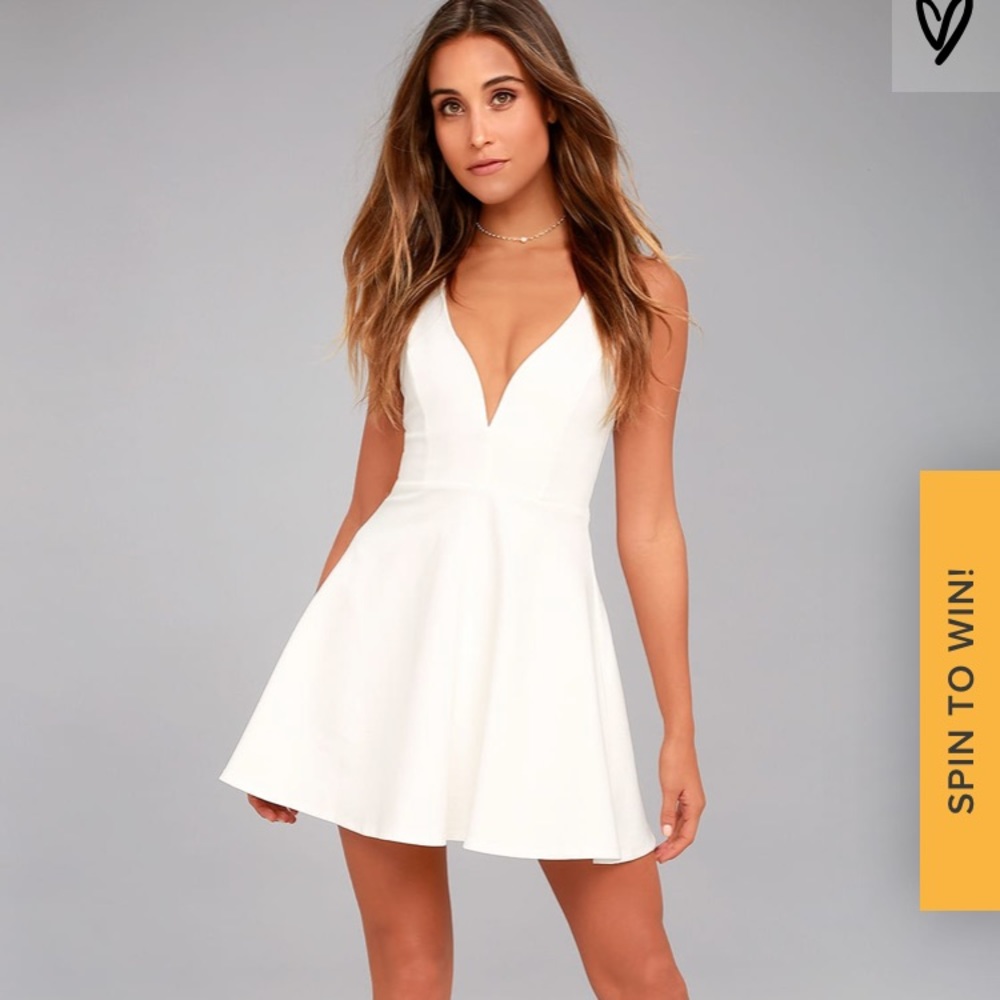 Lulus White Dress Size Small